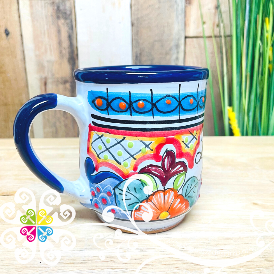 Chingona Floral Bouquet - Single Talavera Mug