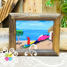 Peaceful Scenes - Embroidered Wood Frame