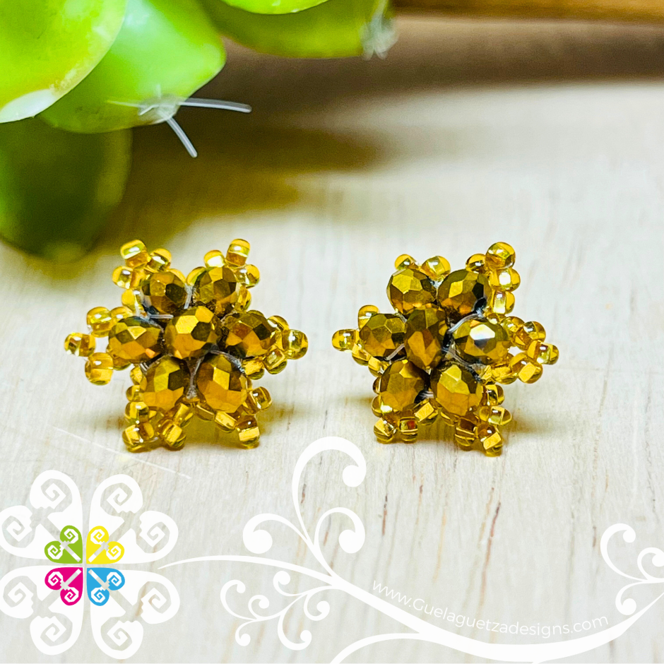 Beaded Star Studs