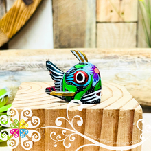 Mini Betta Fish Alebrije Handcarve Wood Decoration Figure