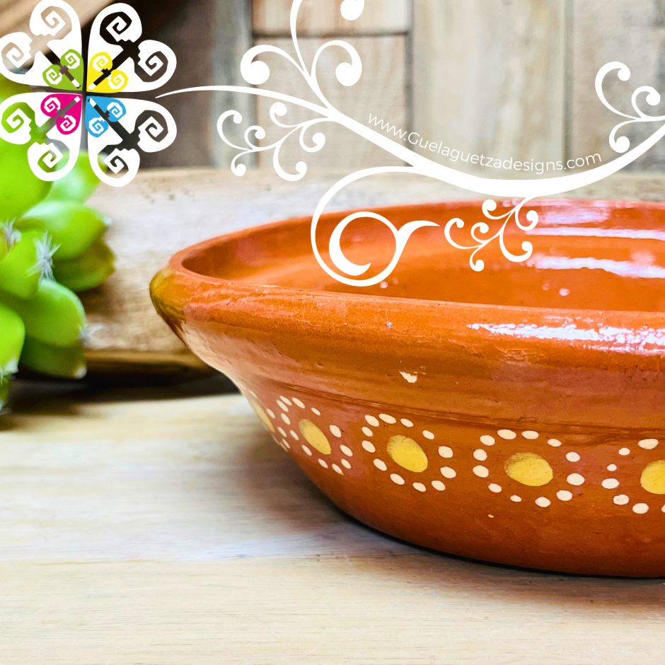 Set of 4 Medium Capula Pozolero Sencillo - Set Capula Sencillo Clay Bowl