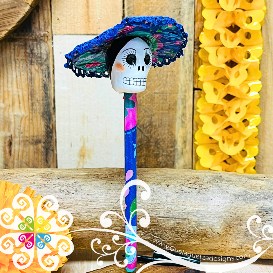 Ceramic Catrina Pen