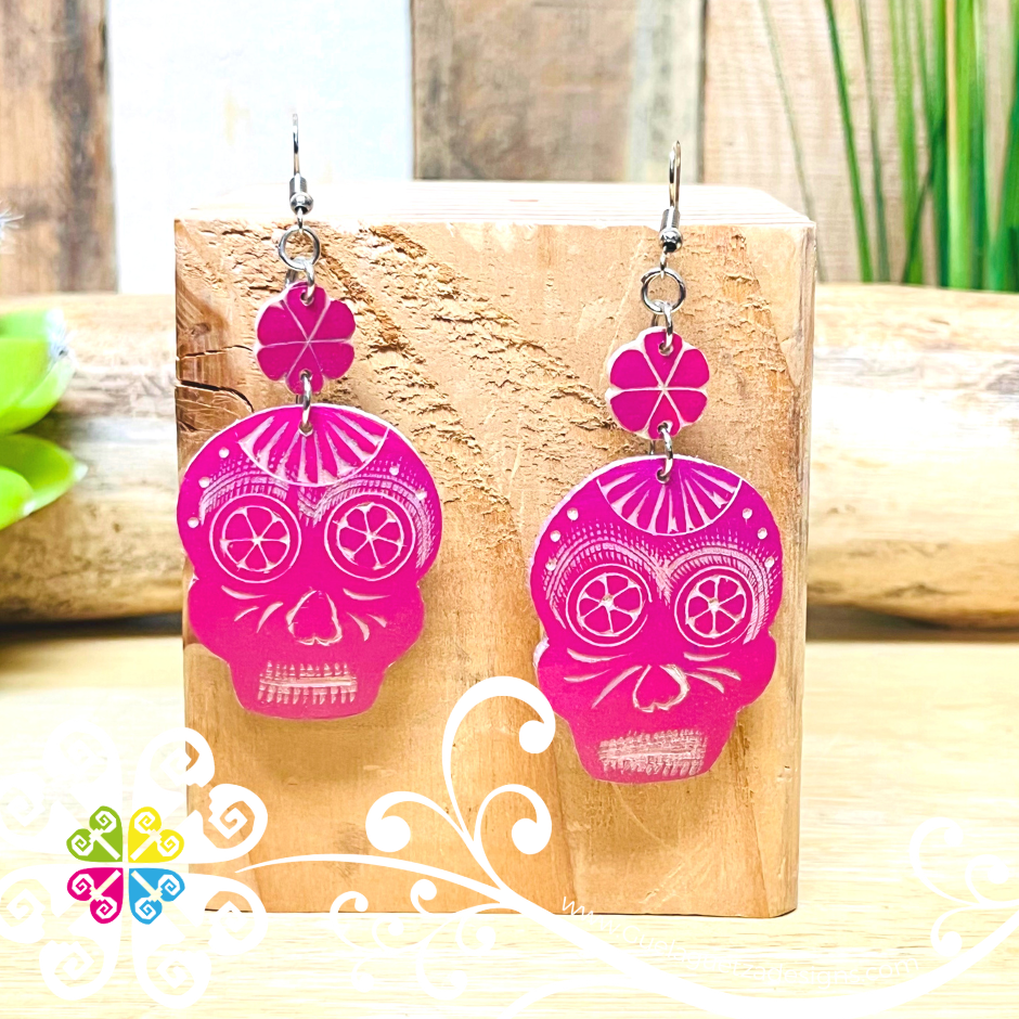 Jicara Skull Artisan Earrings - Earrings