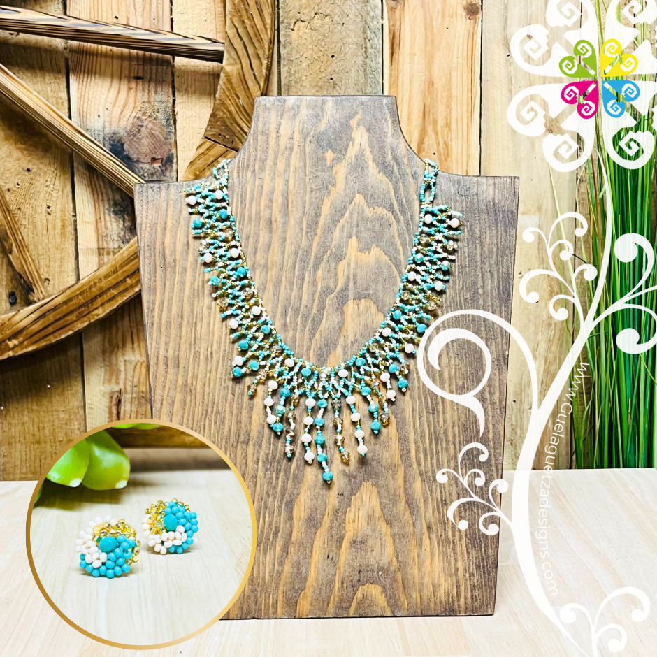 Beaded Corona Necklace Set