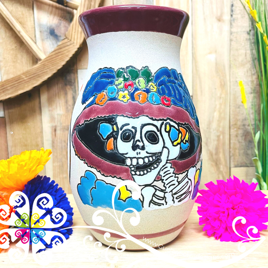 Florero Catrina - Mexican Home Décor