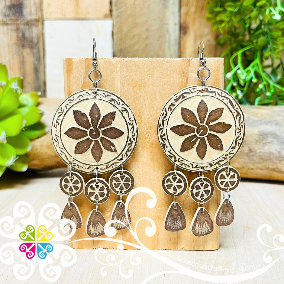 Jicara Round Artisan Earrings - Earrings