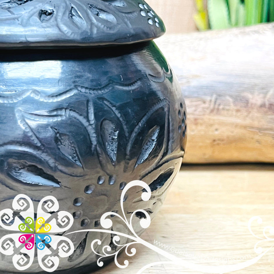 Sugar Bowl Black Clay - Barro Negro Oaxaca