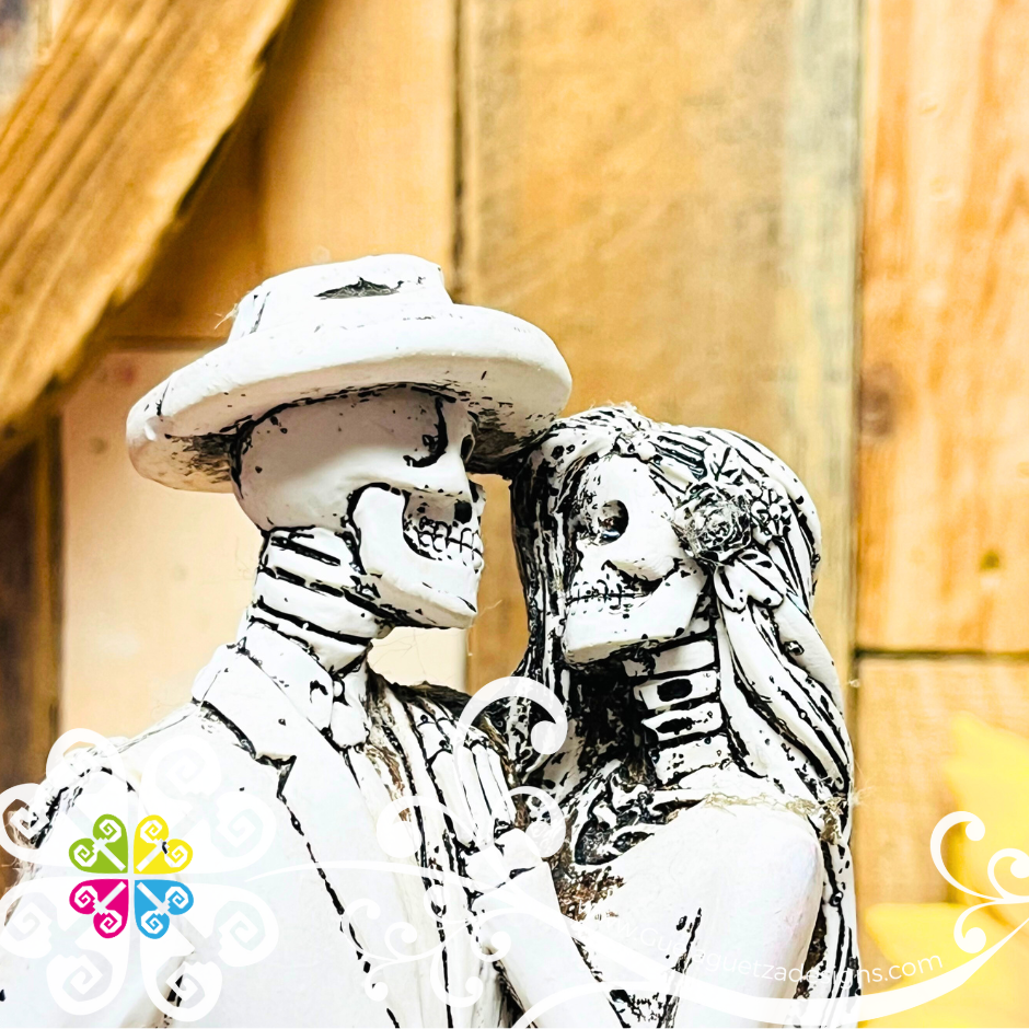 Enamorados Couple - Day of the Dead Decoration Resin statue