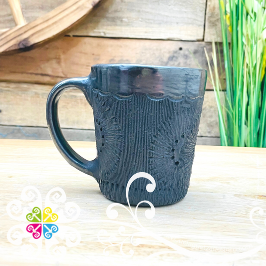 Medium Calado Mug - Barro Negro Oaxaca