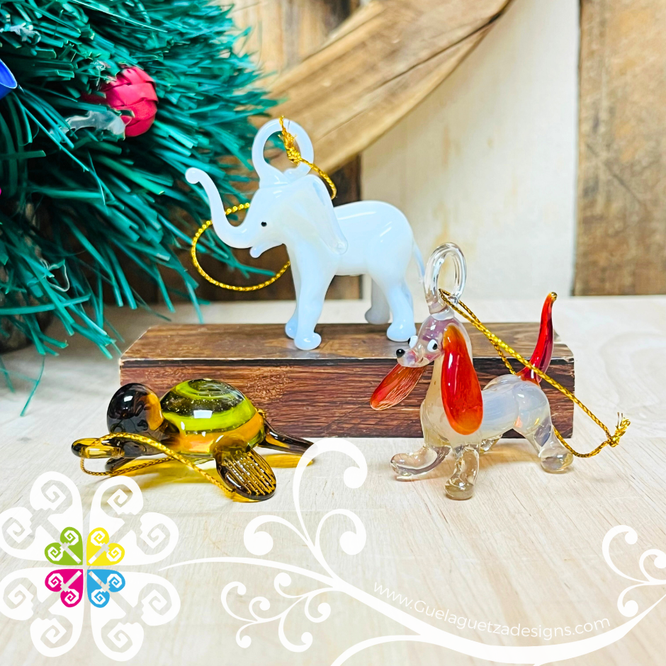 Glass Fauna Ornaments - Christmas Vidrio Soplado Ornaments