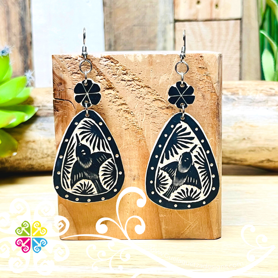 Jicara Triangle Artisan Earrings - Earrings