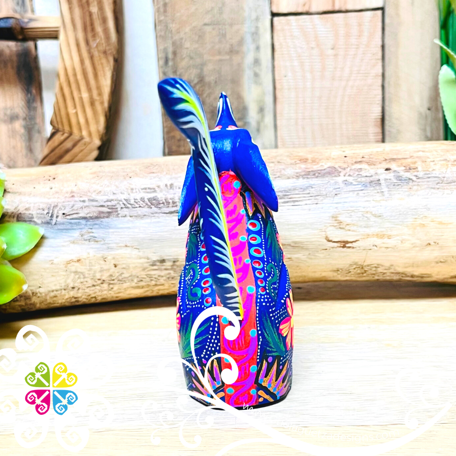 Medium Alfa Wolf Alebrije - Handcarve Wood Decoration Figure