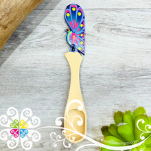 Peacock Sugar Spoon - Cocina Oaxaca