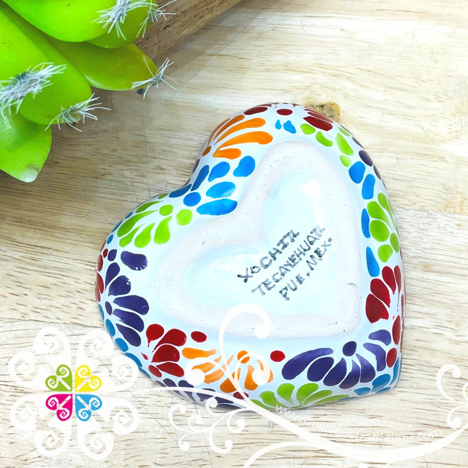 Talavera Heart Jewelry Box