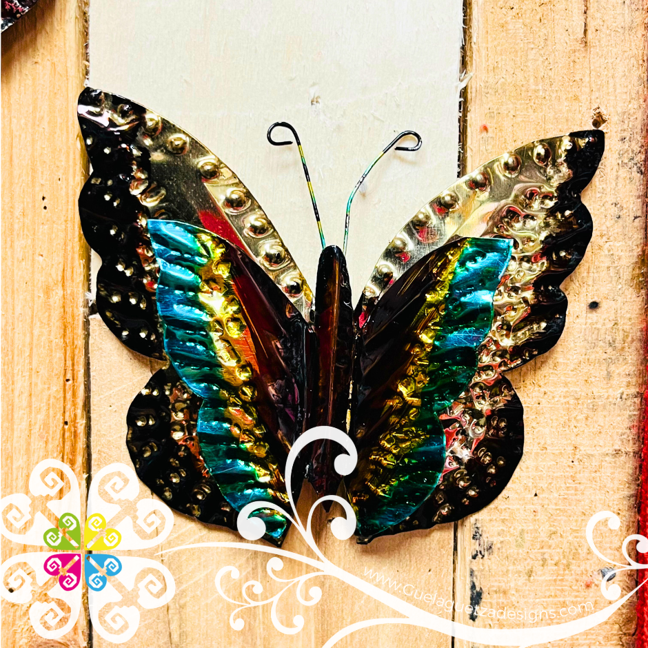 Set of 3 Butterfly - Hojalata Wall Decor