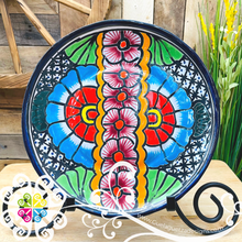 Large Floral Talavera Plate