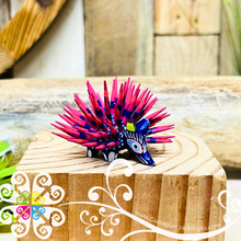 Mini Porcupine Alebrije Handcarve Wood Decoration Figure