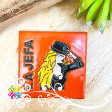 La Jefa - Mexican Loteria Coaster Tile