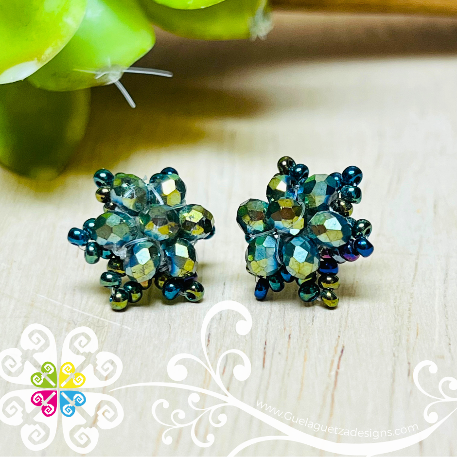 Beaded Star Studs