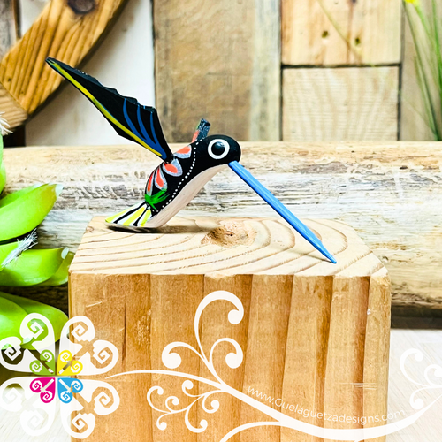 Mini Hummingbird Alebrije Handcarve Wood Decoration Figure