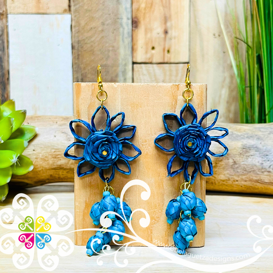 Sunflower Earrings - Palm Earrings