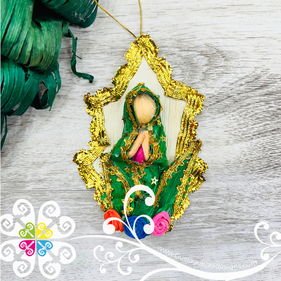 Set of 6 - Virgen de Guadalupe Estrella Ornament