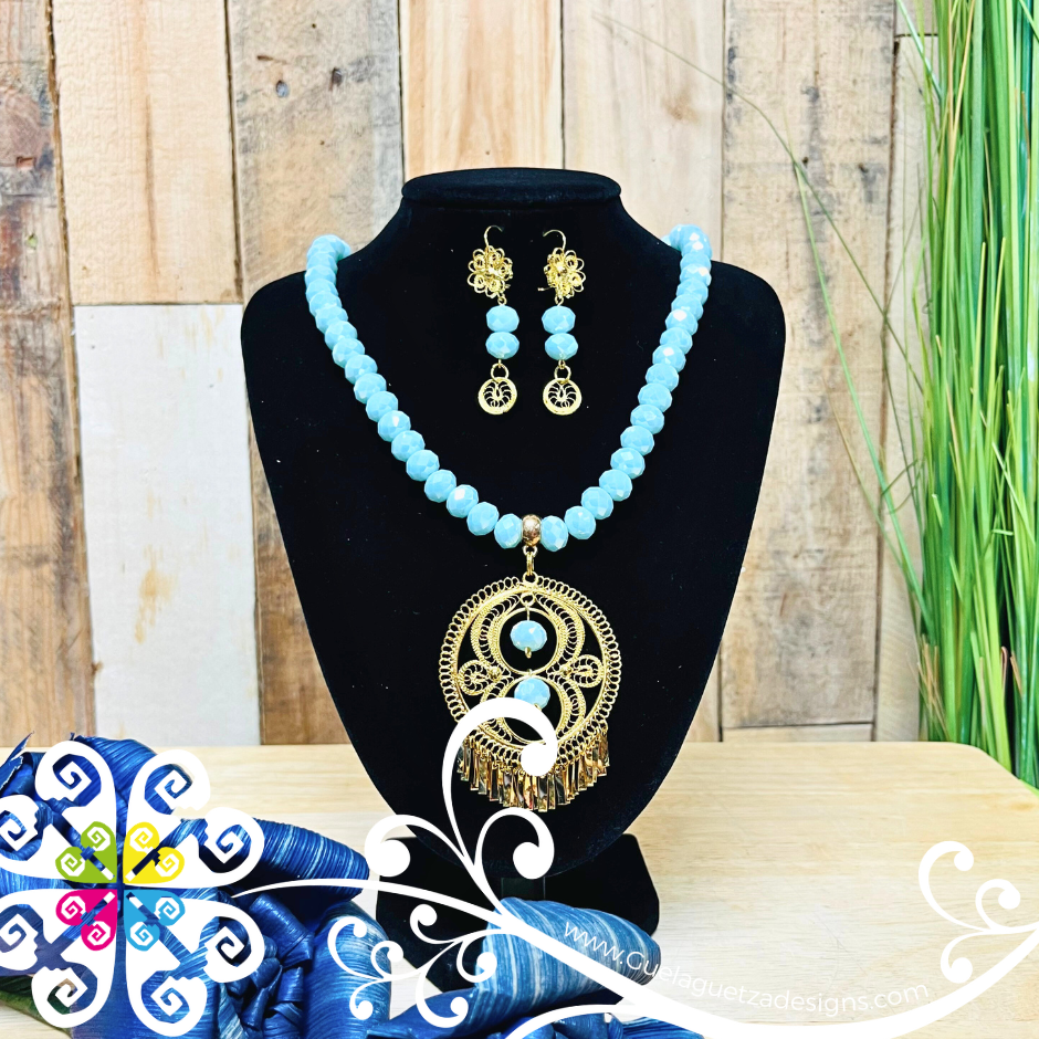 Filigrana Necklace Sets - Double Medallion