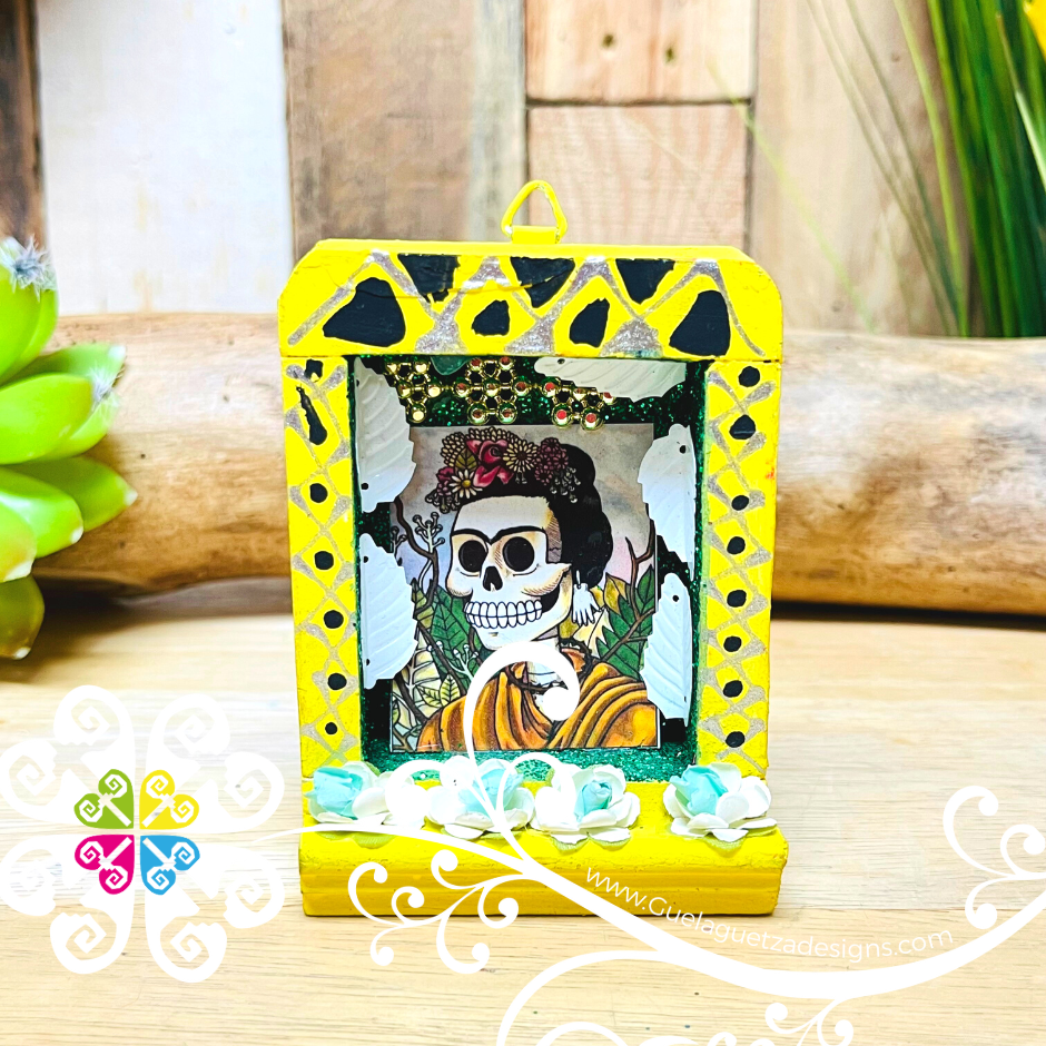 Miniature Frida Shadow Box - Cajita Decorativa