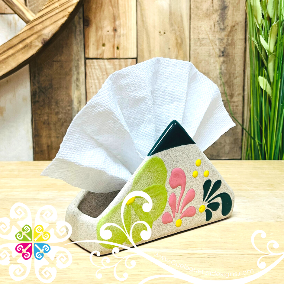 Triangle Clay Napkin Holder