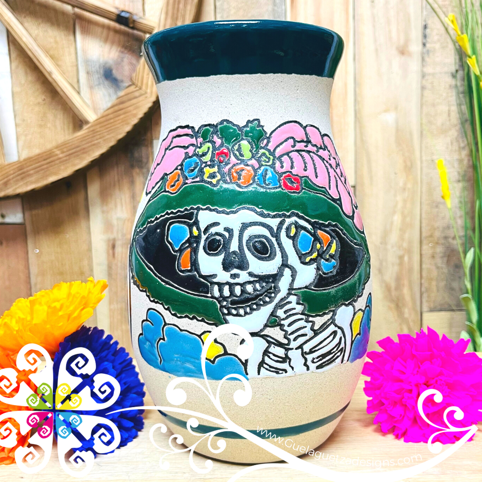 Florero Catrina - Mexican Home Décor