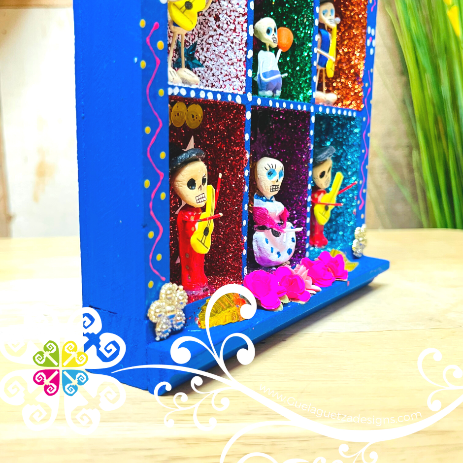 Artistas Mexican Gallery Box Decor - Cajita Decorativa Barro Cocido