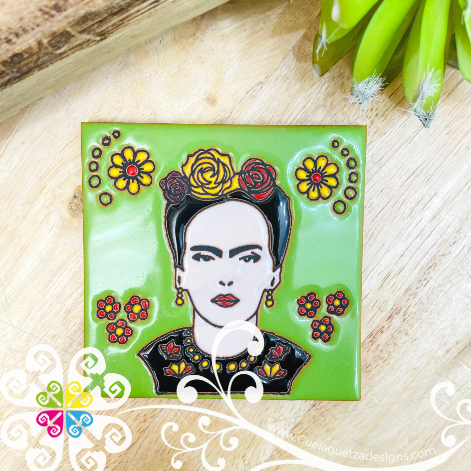 Frida Coaster Set - Set of Clay Coasters