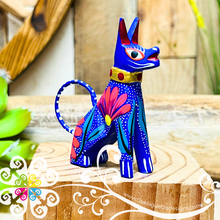 Mini Rottweiler Dog Alebrije Handcarve Wood Decoration Figure