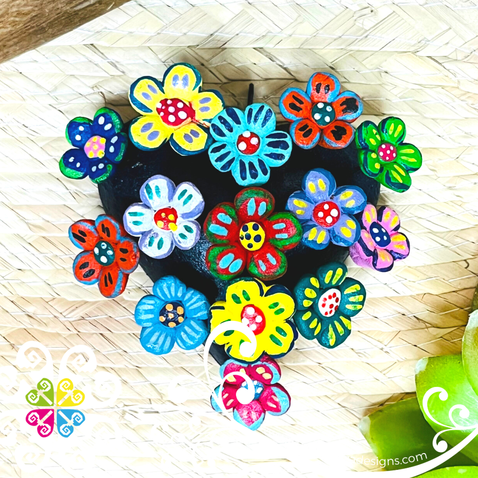 Mini Flower Garden Design Heart - Corazon de la Vida - Barro Cocido