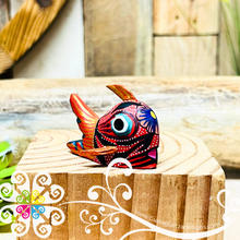 Mini Betta Fish Alebrije Handcarve Wood Decoration Figure