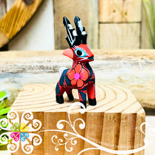 Mini Deer Alebrije Handcarve Wood Decoration Figure