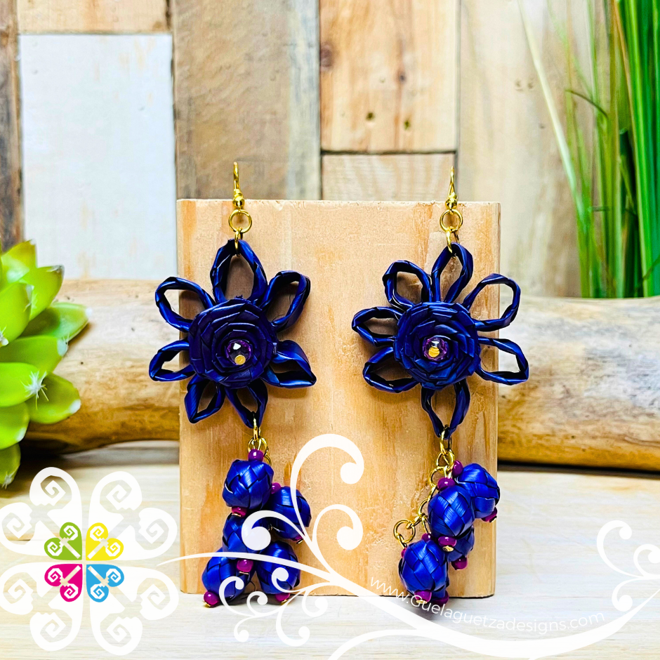 Sunflower Earrings - Palm Earrings