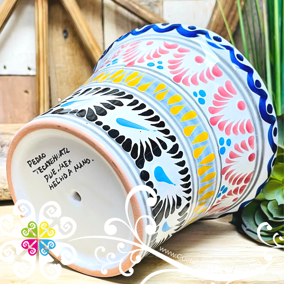 Large Talavera Pot - Maceta - Talavera Home Decor