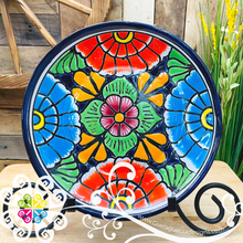 Large Floral Talavera Plate