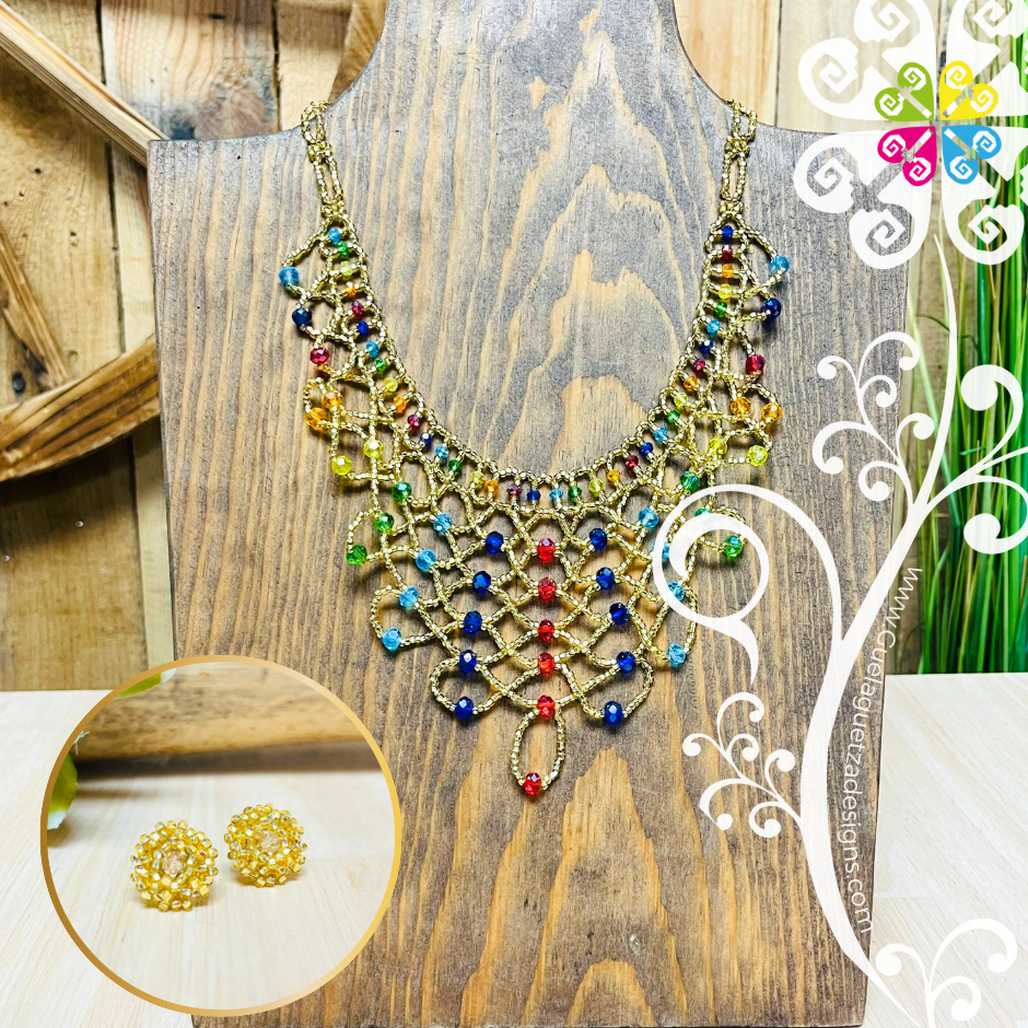 Beaded Royalty Necklace Set