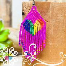 Corazon Beaded Earrings - Pride Collection