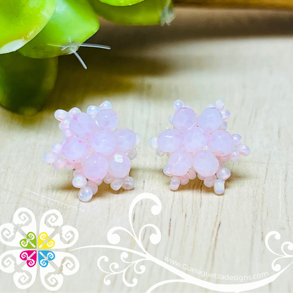 Beaded Star Studs