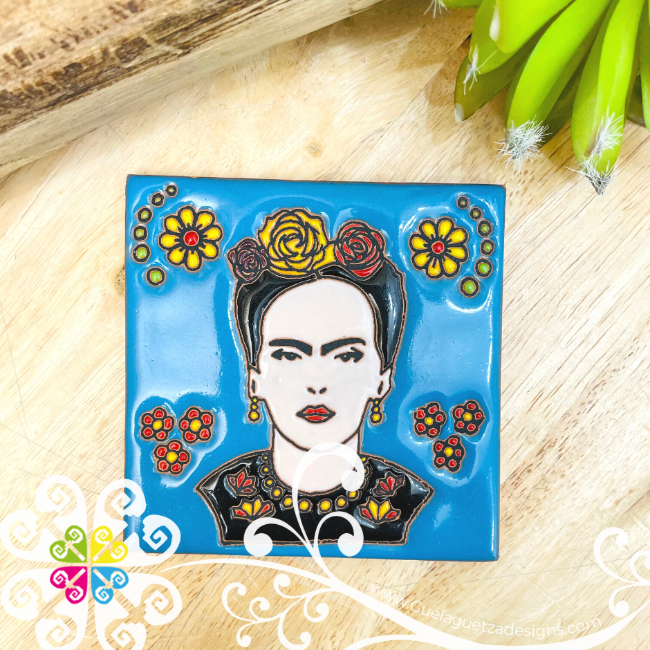 Frida Coaster Set - Set of Clay Coasters