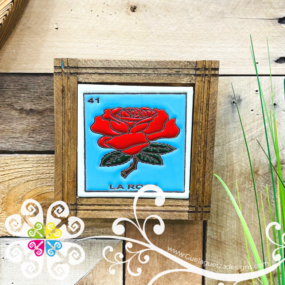 La Rosa - Loteria Wall Art