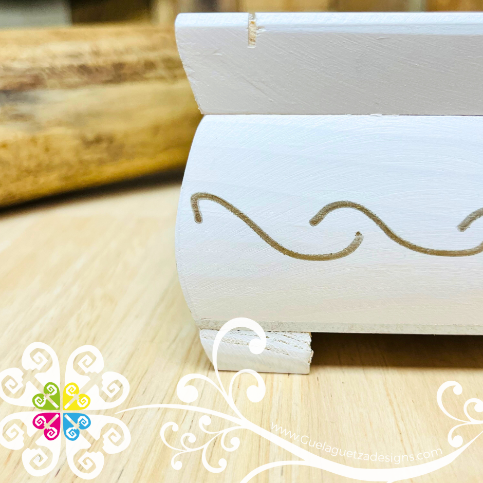 White Lupita Jewelry Box