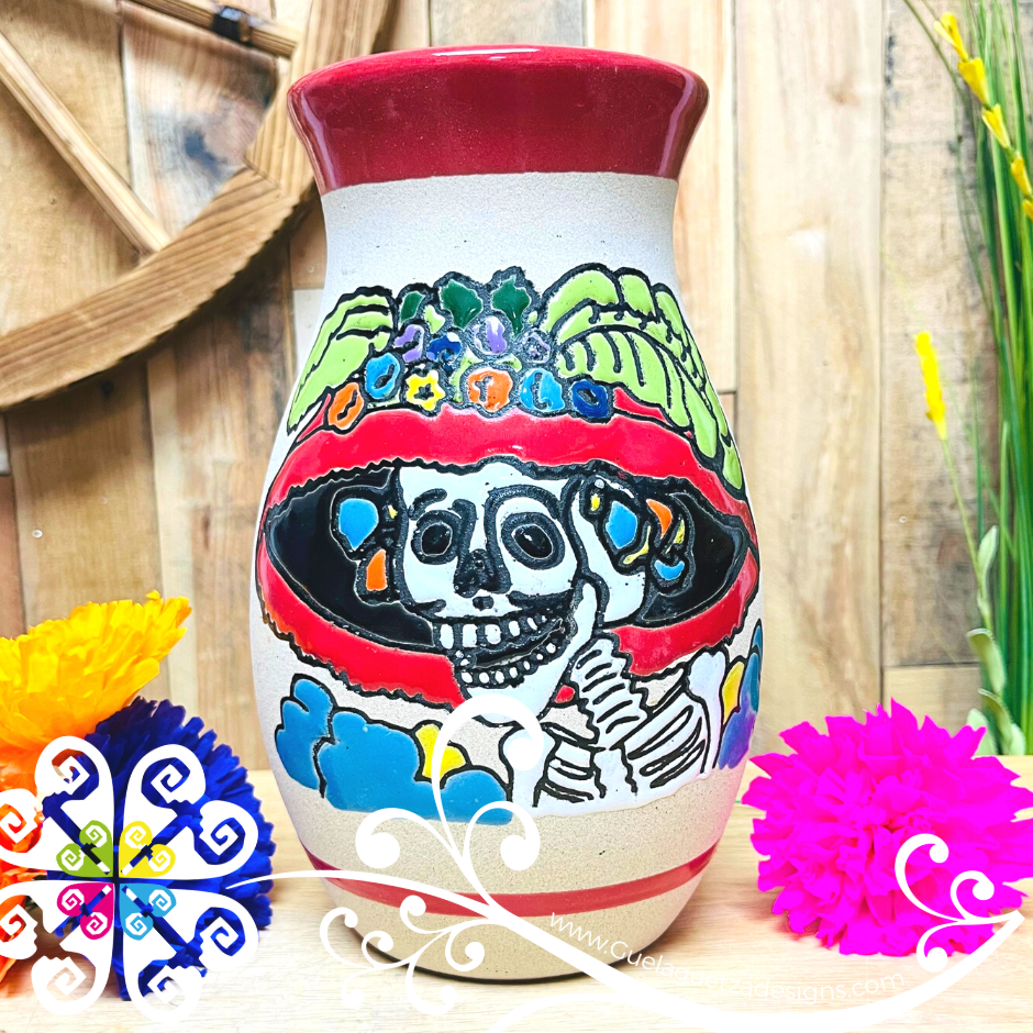 Florero Catrina - Mexican Home Décor