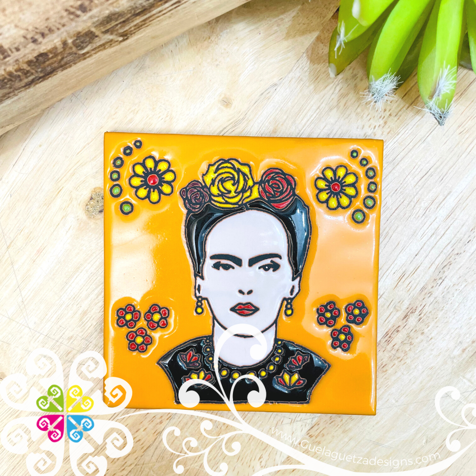 Frida Coaster Set - Set of Clay Coasters