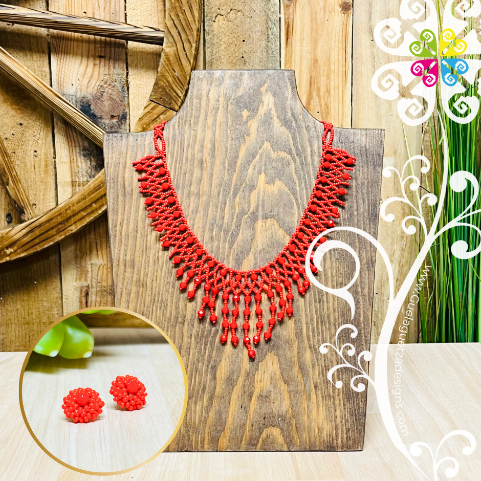 Beaded Corona Necklace Set