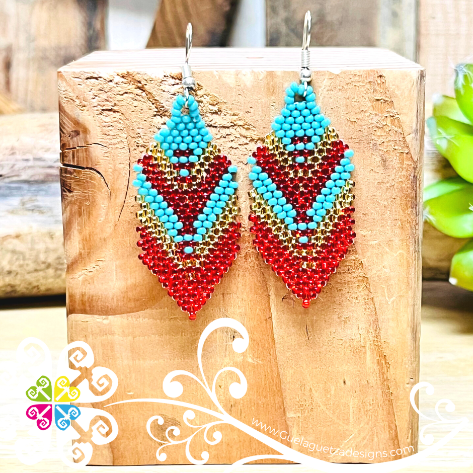 Pluma Beaded Earring