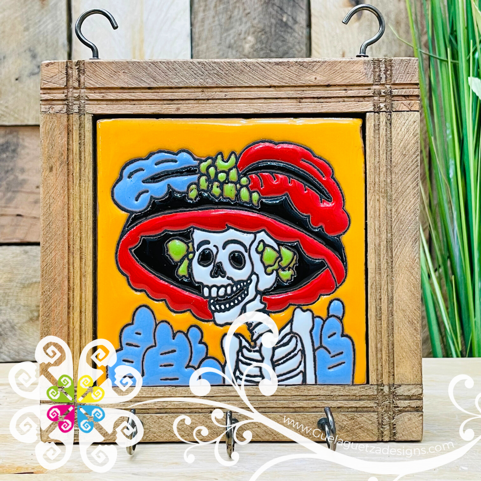 Catrina Key Holder - Day of the Dead Wall Art